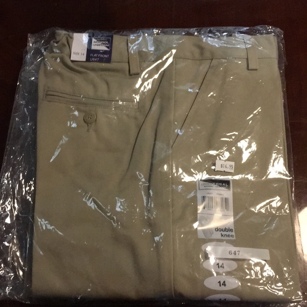 School Uniforms! Khaki pants!